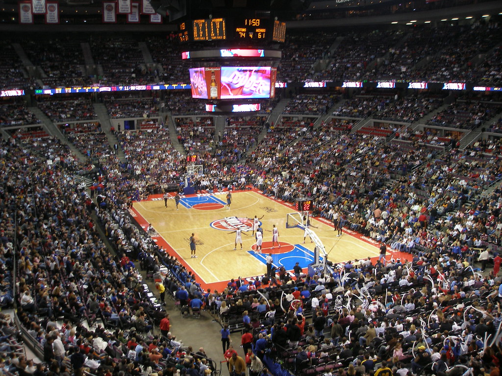 The Detroit Pistons defeated the Washington Wizards 100-91 on November 16th, 2006 at the Palace of Auburn Hills, in Auburn Hills, Michigan. Copyright Free Photo updated on May 13, with permission || Flickr