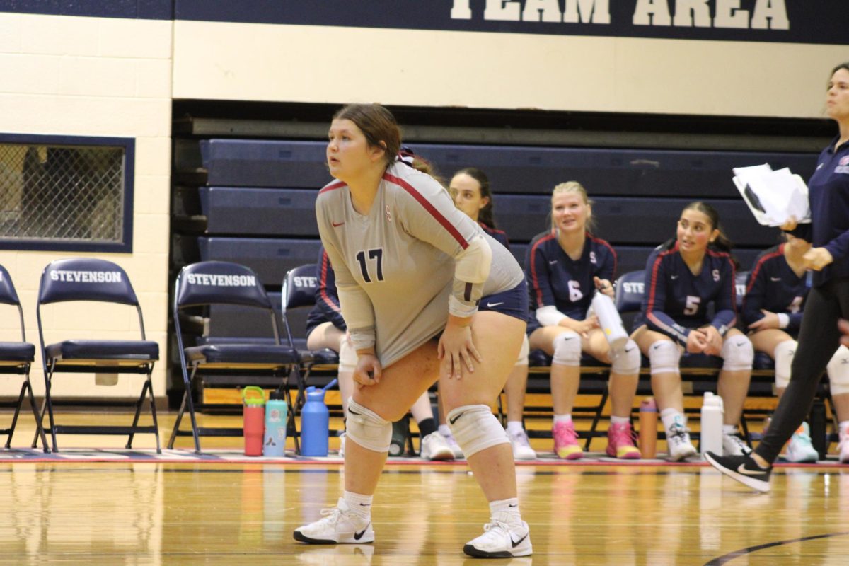 Leila Sphuler '28 is focused on the next play. 